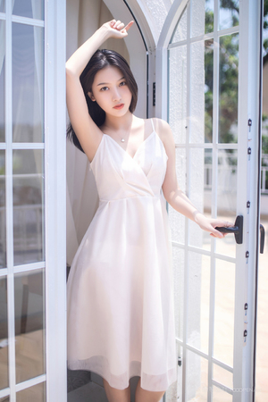 美女袒胸露乳