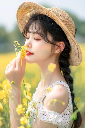 女子胸太大撑爆衣服